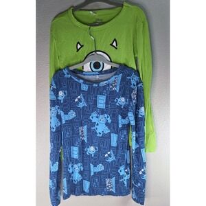 posh peanut disney monsters inc pajama tops bundle 7 sulley mike wazowski...